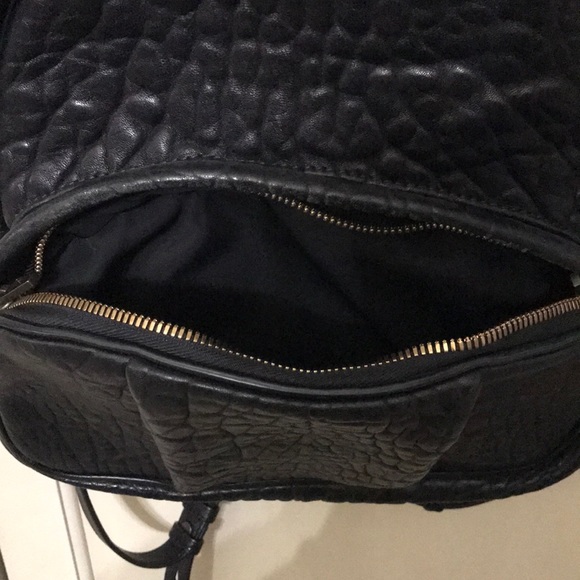 Alexander wang dumbo black leather backpack - Picture 3 of 5
